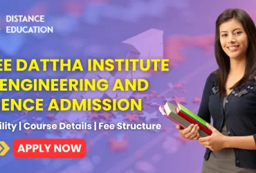 Sree Dattha Institute Of Engineering And Science Admission