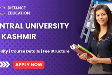 Central University of Kashmir Admission