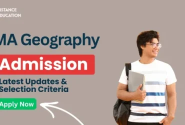 MA Geography Admission