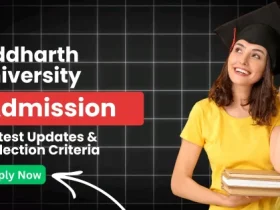 Siddharth University Admission