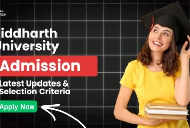 Siddharth University Admission